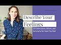 Describe Your Feelings In English Feelings And Emotions Vocabulary