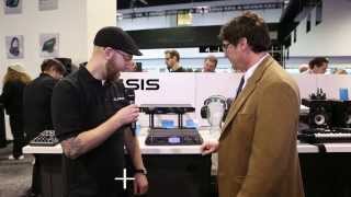 Video thumbnail for Alesis DRP100 Extreme Isolating Headphones - NAMM 2014 by Musician's Friend
