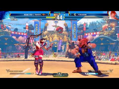 SFV : Capcom Cup 2017 Top 8 |  tokido yukadon