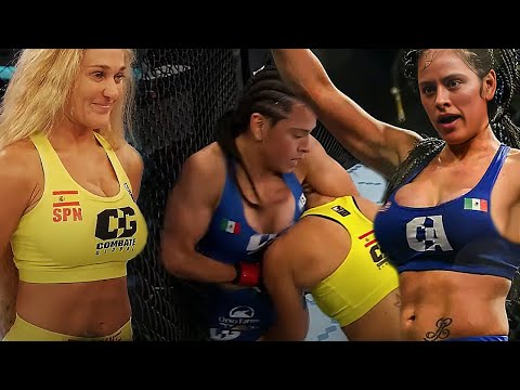 MMA fight Lucero "La Loba" Acosta vs Silvia Juaneda - A very quick victory