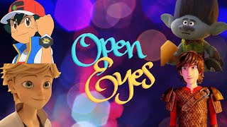 Multicrossover AMV- &quot;Open Eyes&quot; (Bratz) [Male Version]