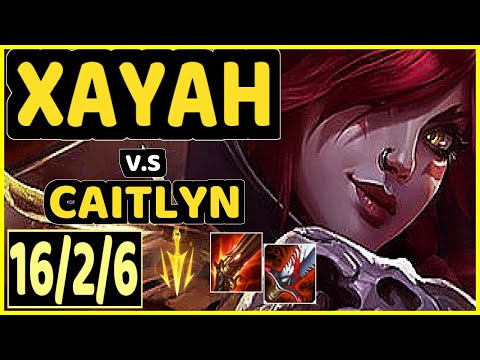 REKKLES (XAYAH) vs CAITLYN - 16/2/6 KDA BOTTOM ADC CHALLENGER GAMEPLAY - EUW