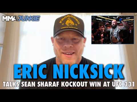 How Eric Nicksick ended up cornering Sean Sharaf for shock knockout at UFC 331
