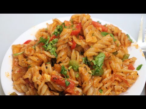 Indian Restaurant Style Red Sauce Pasta | Kids Lunch Box Recipe Video