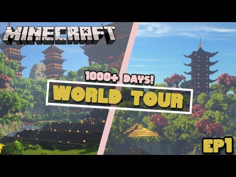 I Spent 1000+ Days Building a Japanese City in Survival Minecraft! - WORLD TOUR