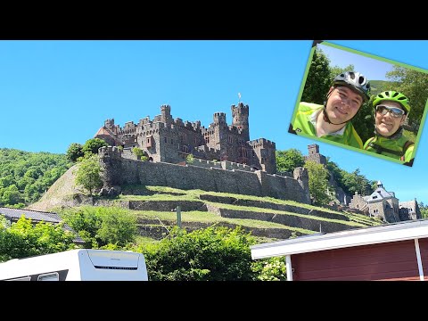 Radtour am Rhein von Eltville bis Lorch mit Fähren Überfahrt