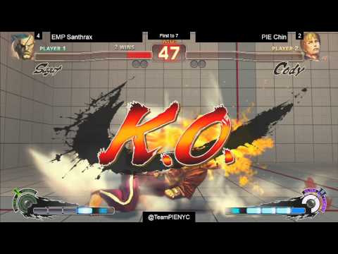 SSF4AE Team PIE Concept Match - EMP Santhrax (Sagat) vs PIE Chin (Cody)
