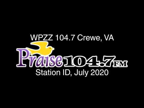 [166 mi DX] WPZZ 104.7 Crewe, VA Station ID (July 2020)