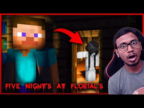 FIVE NIGHT'S AT FLORIAL'S Minecraft Scary Map | in Telugu