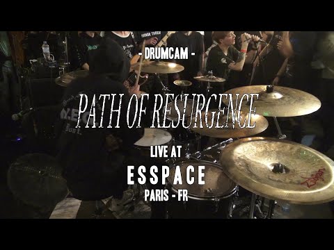 PATH OF RESURGENCE (drumcam) - 13.11.2021. - live @L'ESSpace, Paris - FR