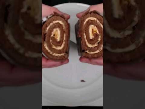 Cadbury Chocolate Orange Yule Log #shorts