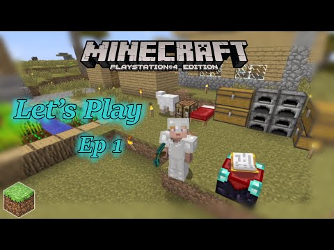 GOLRIVER -  Let's Play Survival - Ep1: The beginning of wealth!  (Minecraft PS4)