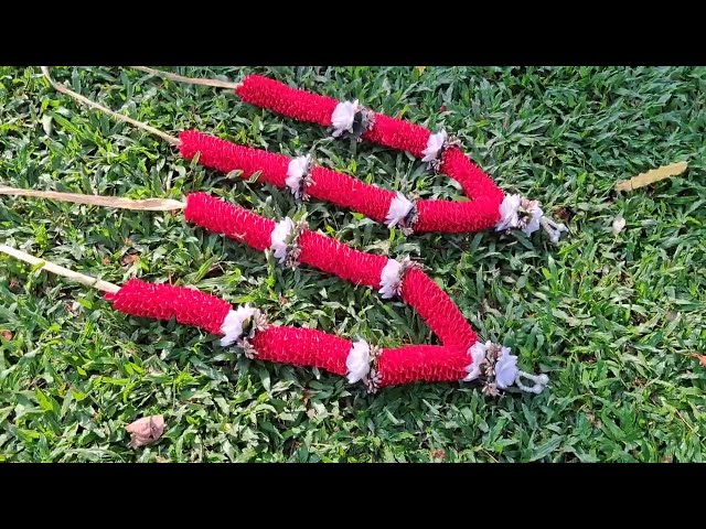 Wedding Ceremony Varmala in Artificial Flowers for Marriage Set of 2 video
