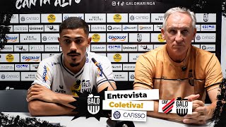 Entrevista Coletiva Cafisso - Kaio e Luis Cruz - Athletico PR 4x1 Galo Maringá