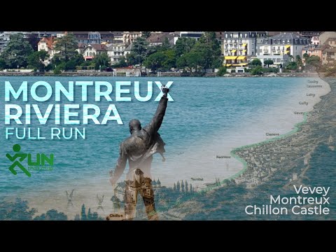 Montreux Riviera | Full Run | Virtual Run with Peaceful Music