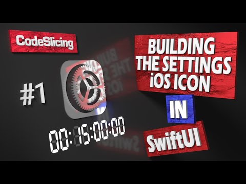 SwiftUI Tutorial: Building the Settings iOS Icon - IN FIFTEEN MINUTES! - Part 1