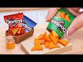 How To Make Miniature Crispy Doritos Chips Recipe ASMR Cooking Mini Food