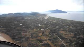 preview picture of video 'Final approach on Samos Island Greek'