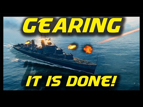 ► World of Warships Gearing Gameplay: 165K Ocean Action! - Tier 10 USS Destroyer Gearing Review
