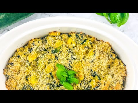 The BEST Italian Zucchini & Quinoa Casserole (Vegetarian & Gluten-free, Easy and quick to make)