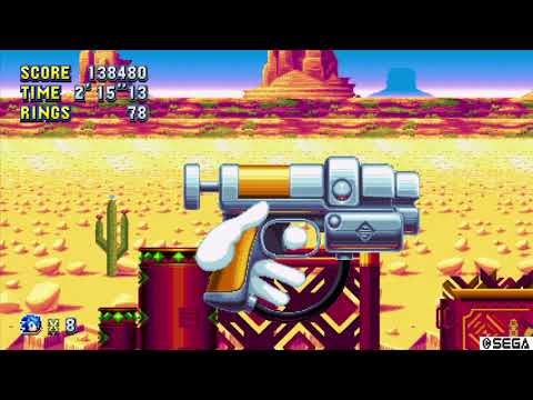 Sonic Mania Blue Super Sonic Glitch