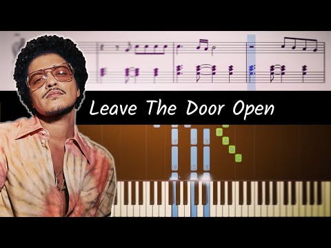 How to play the piano part of Leave The Door Open by Bruno Mars and Anderson .Paak