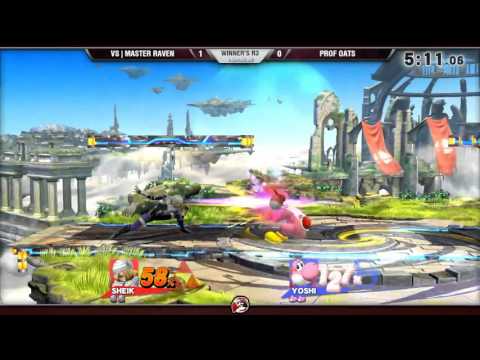 VS Weekly 3/17/16 - Winners R4 - Master Raven (Sheik) vs. Prof Oats (Yoshi) - Smash 4