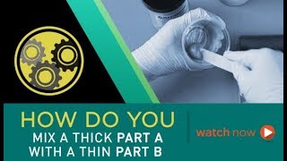 How Do You Mix a Thick Part A with a Thin Part B of an Epoxy?