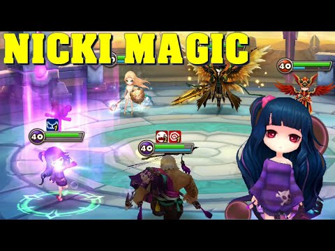 Summoners War - AWESOME NICKI and HELPLESS HALPHAS