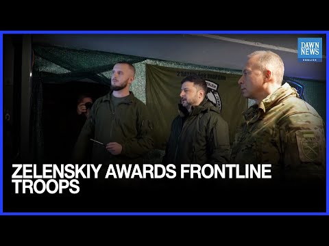 Zelenskiy Honours Ukrainian Troops For Holding Kupiansk Frontline | Dawn News English