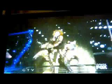 XFactor Finale Top 12 singing im on the edge by lady gaga