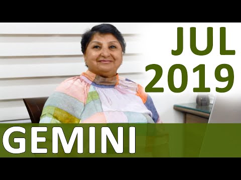 Gemini Jul 2019 Horoscope: Accomplish Great Tasks - Dont Set Unrealistic Goals - Debate With Partner Video