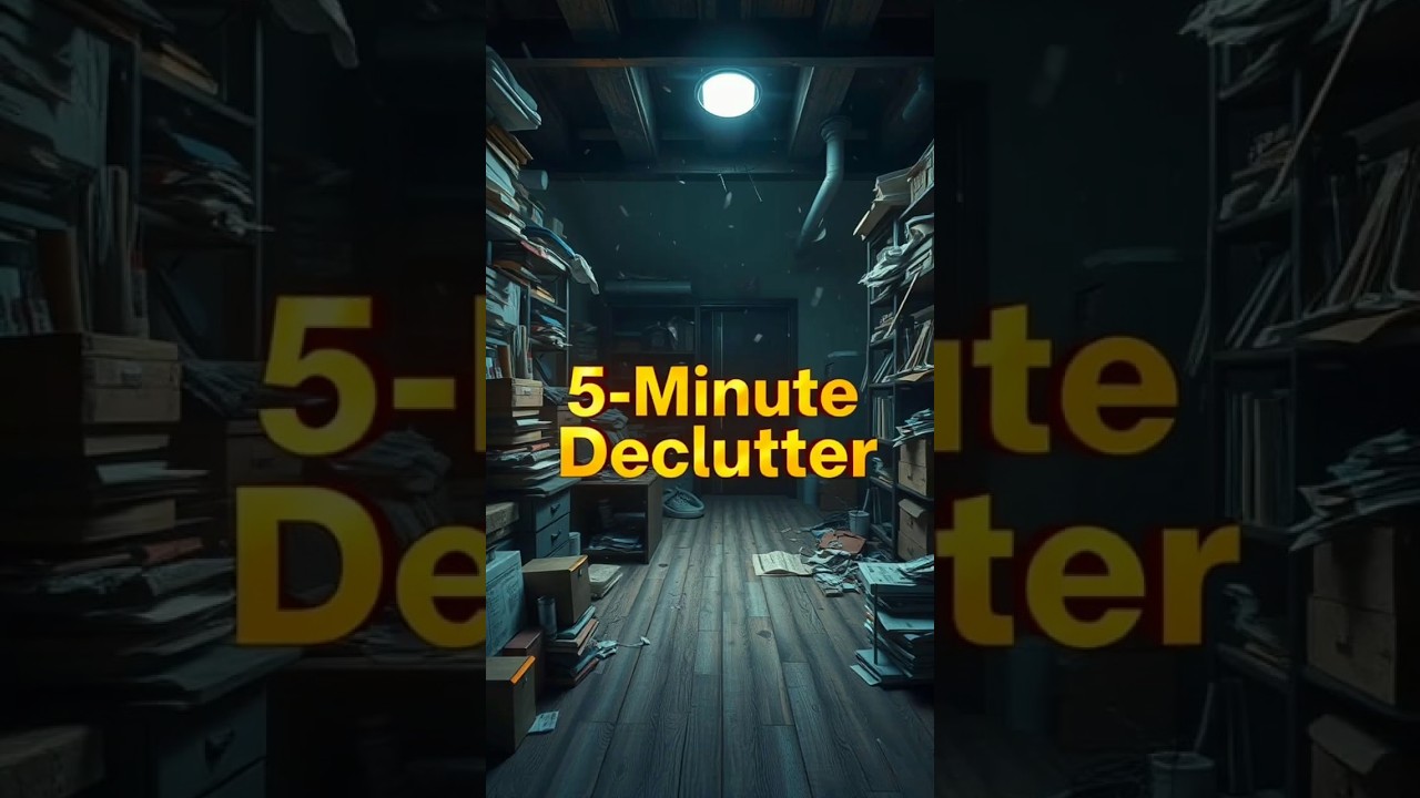 5 Minute Declutter Challenge  Transform Your Space!