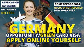 how to apply for germany opportunity card visa online from pakistan ( step by step guide)
