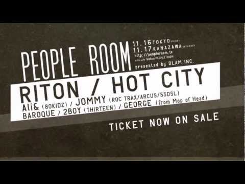 11.16(fri) 11. 17 (sat) PEOPLE ROOM feat Riton / Hot City SPOT CM