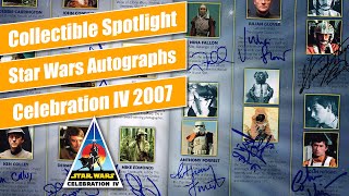Star Wars Autographs from Celebration IV 2007 - Star Wars Collectible Spotlight