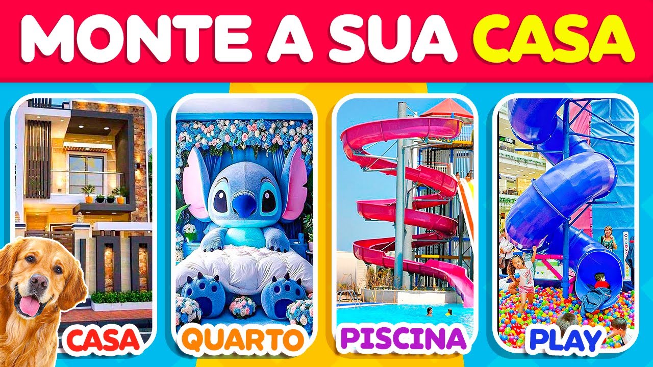 🏡✨ MONTE SUA CASA DOS SONHOS 💭🐶 Jogo das Escolhas: Edição vida de luxo