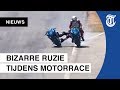 Motorcrash neemt krankzinnige wending