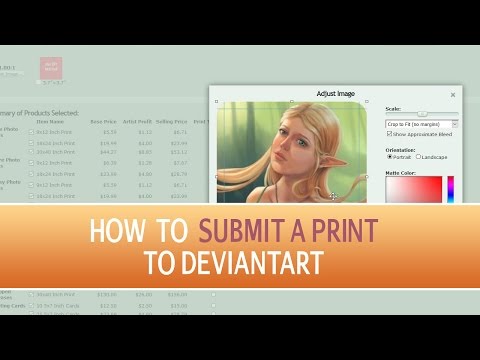 How To Submit A Print To Deviantart Deviantart Tutorial