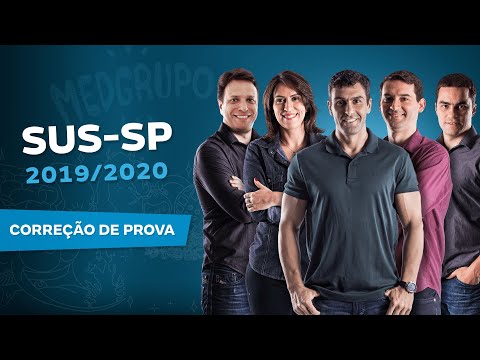 Correção SUS-SP - Residência Médica 2019/2020
