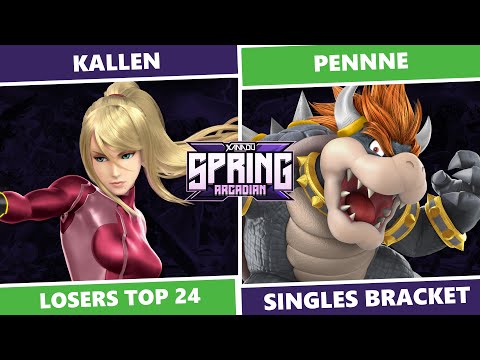 Spring Arcadian 2023: Losers Top 24 - Kallen (ZSS) Vs Pennne (Bowser) SSBU Singles