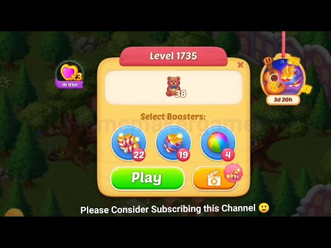 Matchington Mansion Level 1735, Level 1736 & Level 1737(Hard Level) - iOS/Android