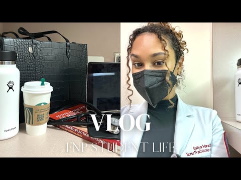 fnp student vlog: first week of school + regretting choosing the FNP route