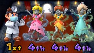 【マリオパーティ9】恐怖のミニゲーム対決！ドクターマリオ VS ゾンビチーム（ピーチ＆デイジー＆ロゼッタ）