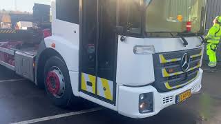 Mercedes-Benz ECONIC med HIAB 192 E-4 kran og SAWO Wirehejs hook lift truck | Image 4 - Autoline