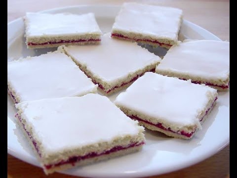 Raspberry chops (Hindbærsnitter)