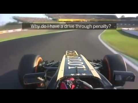 Funny Kimi Räikkönen radio - Why do I have a drive through penalty?