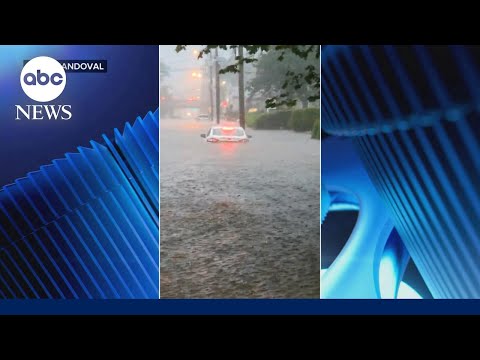 2 killed when car swept away in flash flooding in New Jersey, dozens rescued
