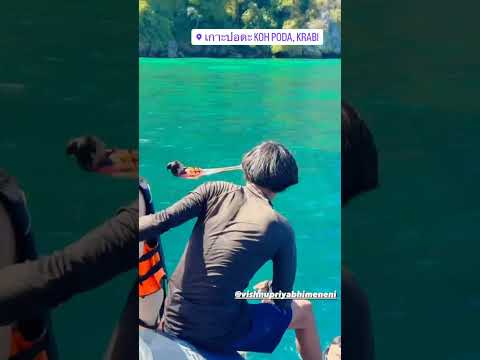 Vishnu Priya Enjoys Swimming in Beach Water Vacation Vibes New Video