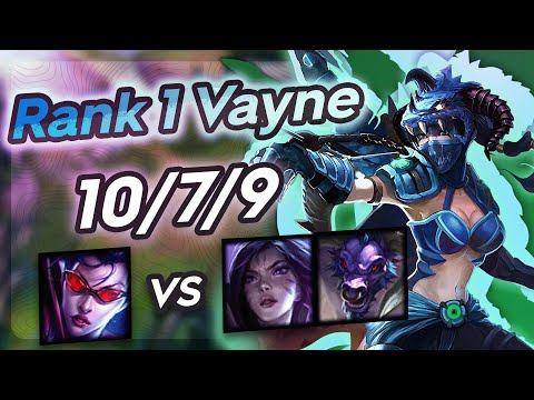 Vayne Vs Kaisa Alistar - ADC Gameplay